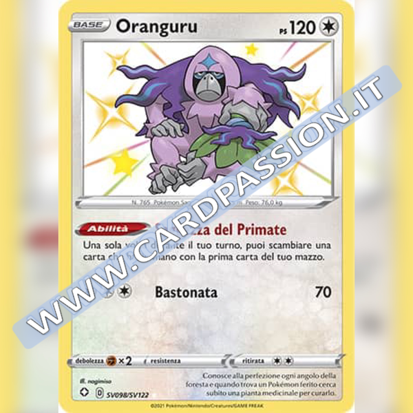 SV098/SV122 Oranguru Baby Shiny | Destino Splendente - Card Passion