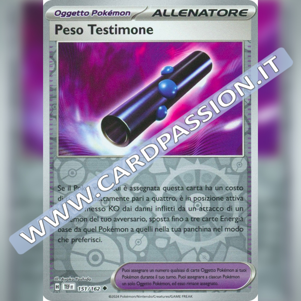 151/162 Peso Testimone Reverse | Cronoforze