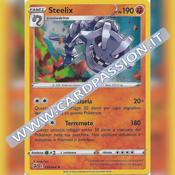 139/264 Steelix Holo | Colpo Fusione - Card Passion