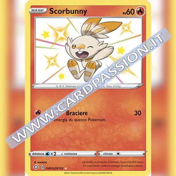 SV015/SV122 Scorbunny Baby Shiny | Destino Splendente - Card Passion