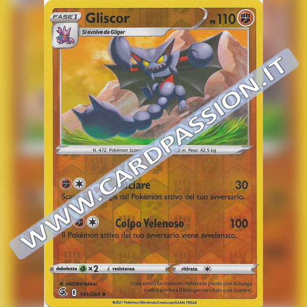 141/264 Gliscor Reverse | Colpo Fusione - Card Passion