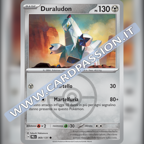 069/131 Duraludon Poke Ball Reverse | Evoluzioni Prismatiche