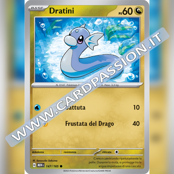 147/165 Dratini | Scarlatto e Violetto 151