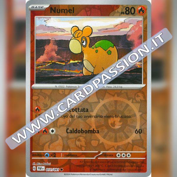011/091 Numel Reverse | Destino di Paldea