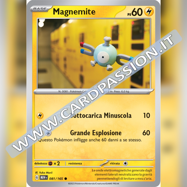 081/165 Magnemite | Scarlatto e Violetto 151