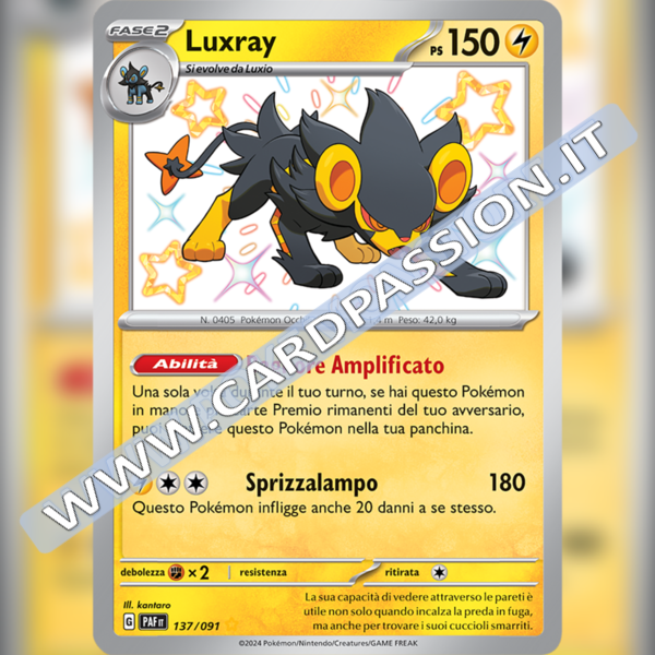 137/091 Luxray Shiny | Destino di Paldea