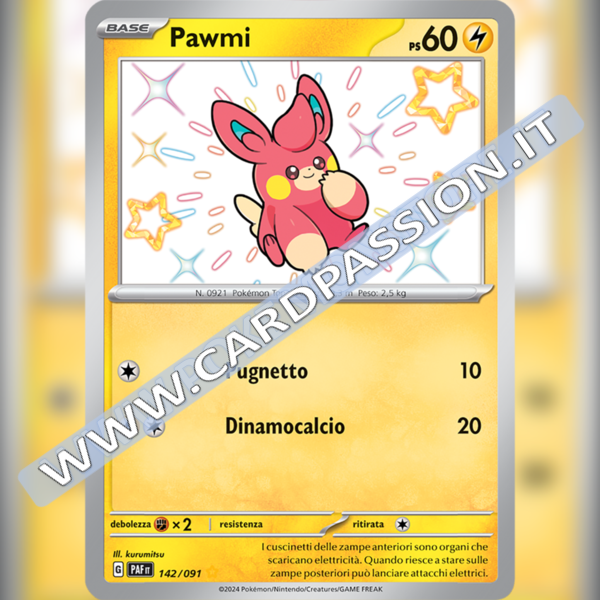 142/091 Pawmi Shiny | Destino di Paldea