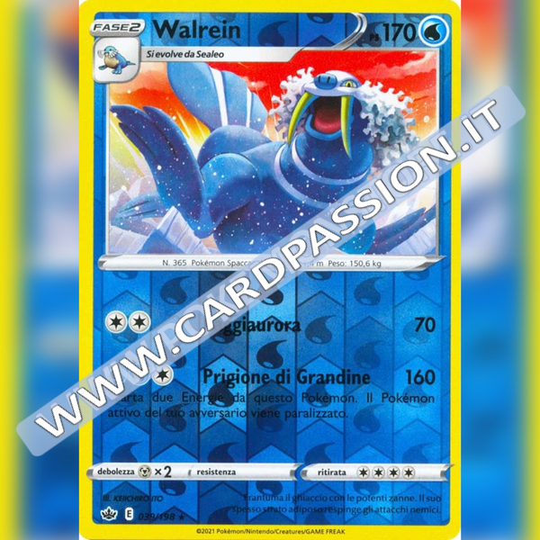 039/198 Walrein Reverse | Regno Glaciale - Card Passion
