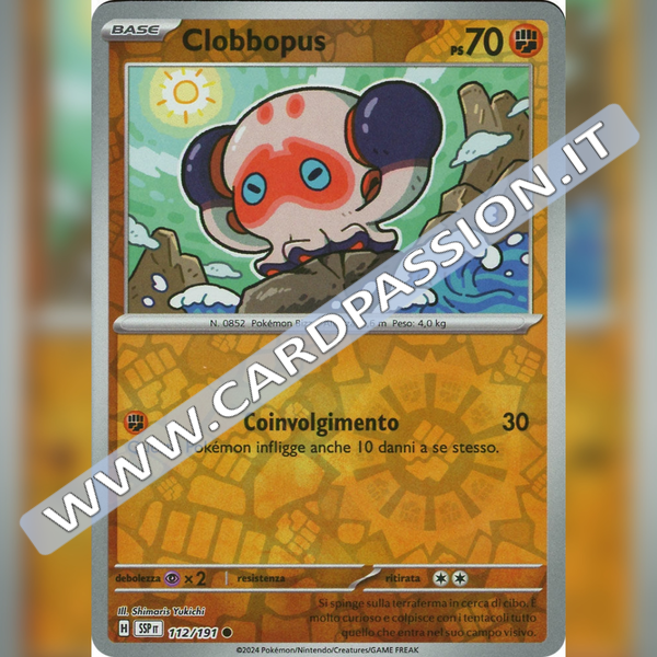 112/191 Clobbopus Reverse | Scintille Folgoranti
