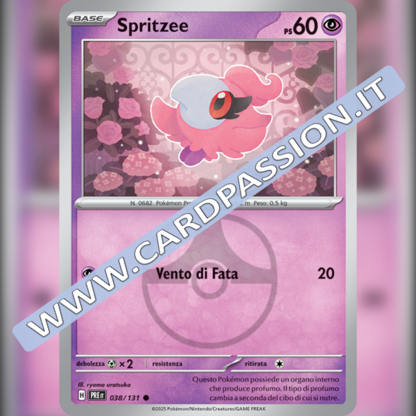 038/131 Spritzee Master Ball Reverse | Evoluzioni Prismatiche