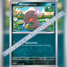 126/197 Wooper di Paldea | Ossidiana Infuocata