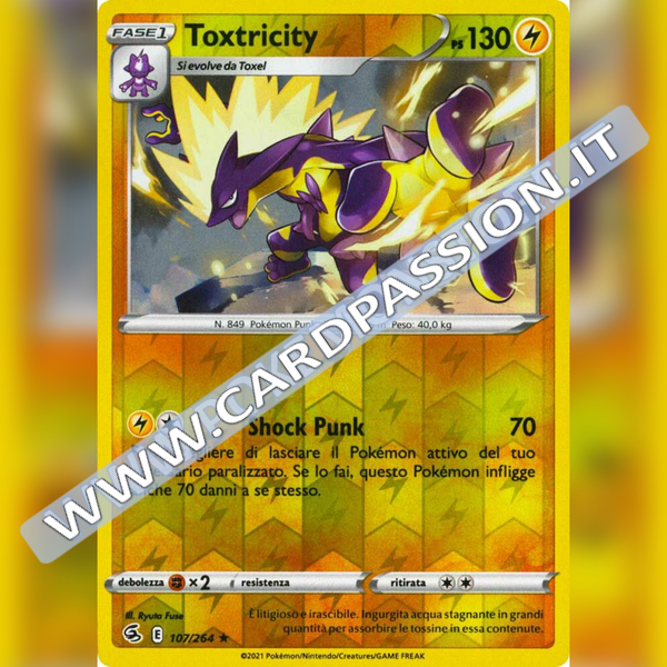 107/264 Toxtricity Reverse | Colpo Fusione - Card Passion