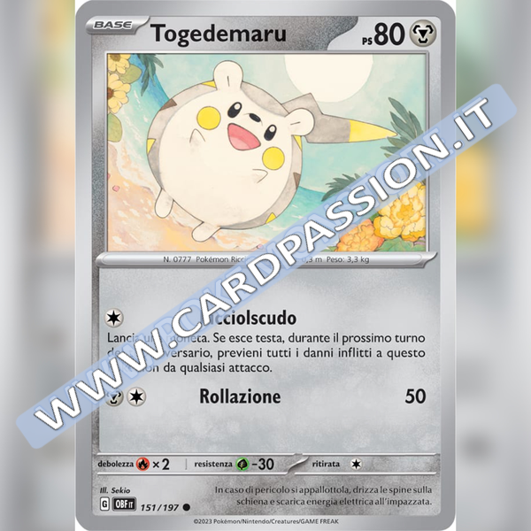 151/197 Togedemaru | Ossidiana Infuocata