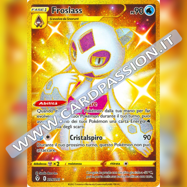 226/203 Froslass Gold | Evoluzioni Eteree - Card Passion