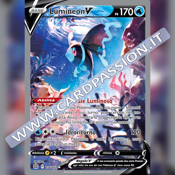 156/172 Lumineon V (Full Alternative Art) | Astri Lucenti - Card Passion
