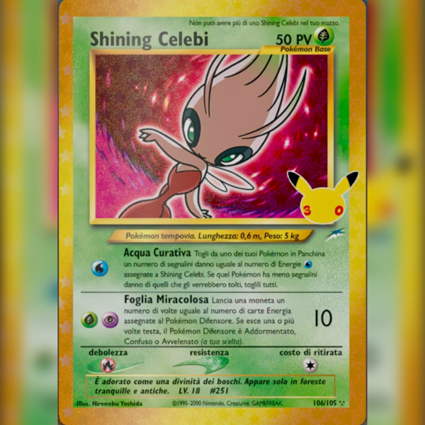 _ 106/105 Shining Celebi | 30esimo Anniversario