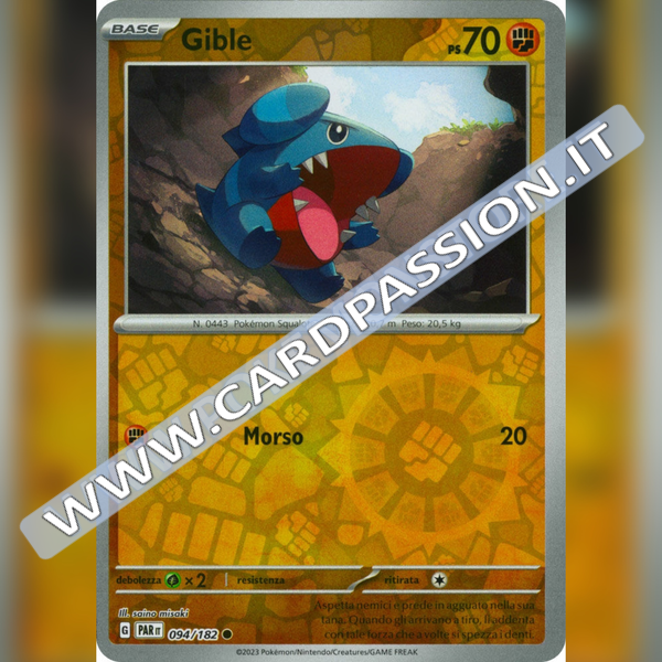 094/182 Gible Reverse | Paradosso Temporale