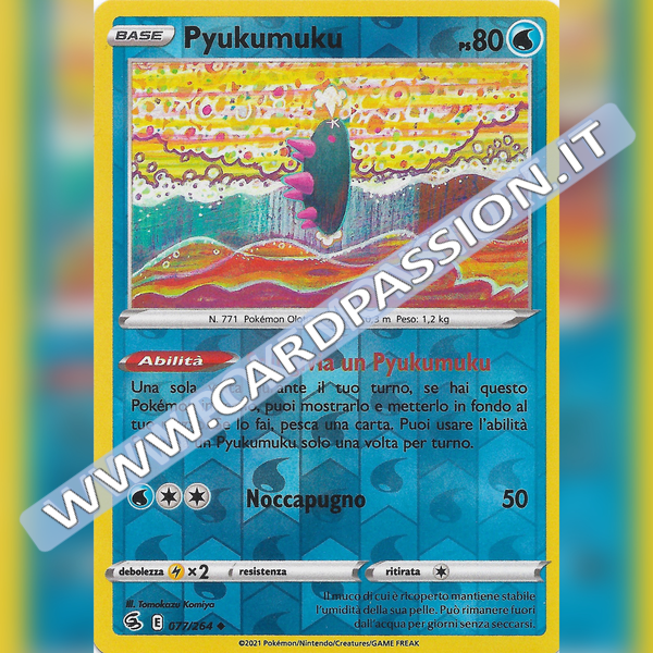 077/264 Pyukumuku Reverse | Colpo Fusione - Card Passion