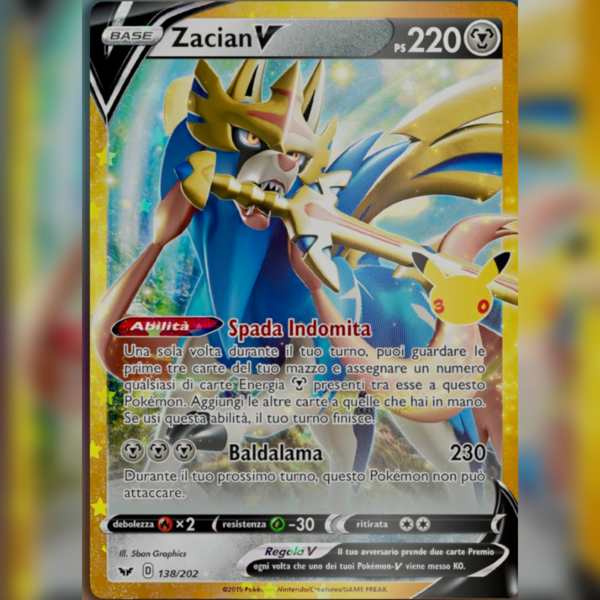 _ 138/202 Zacian-V | 30esimo Anniversario
