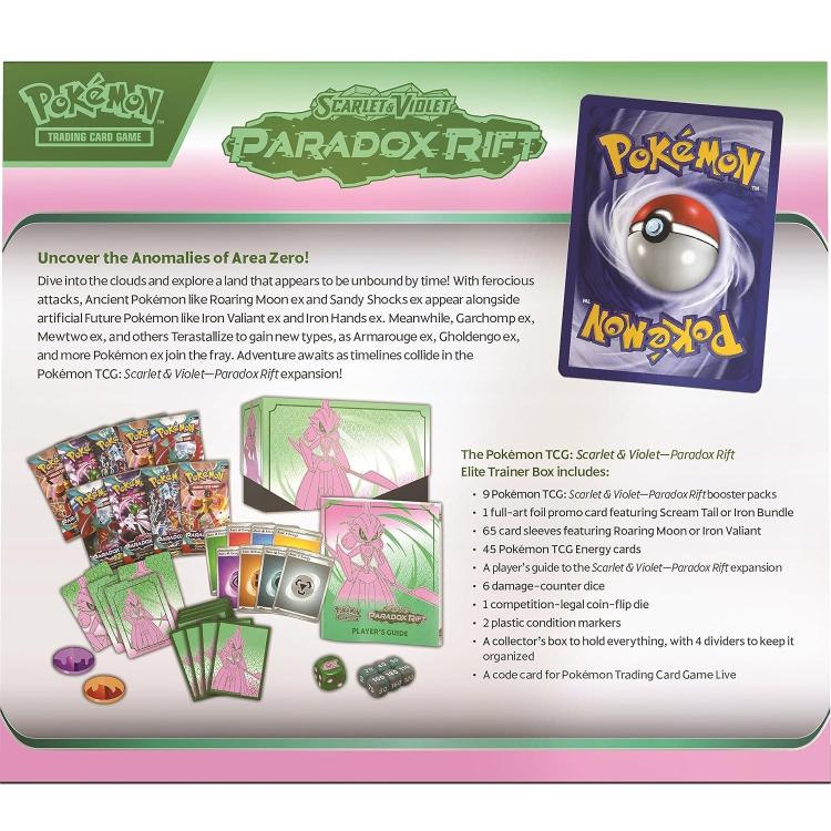 ★ Pokemon Set Allenatore Fuoriclasse Paradosso Temporale (Eroeferreo) Carte - Eng