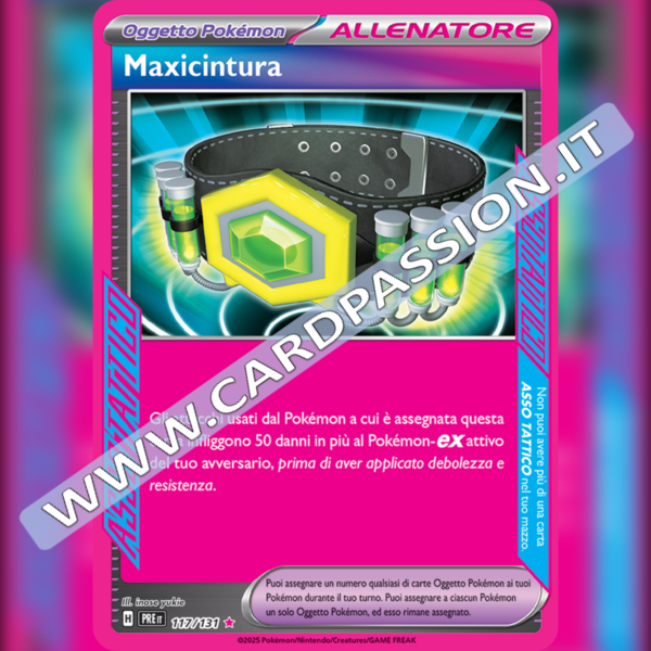 117/131 Maxicintura Asso Tattico | Evoluzioni Prismatiche