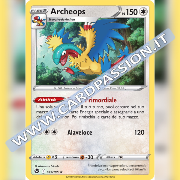 147/195 Archeops Holo | Tempesta Argentata