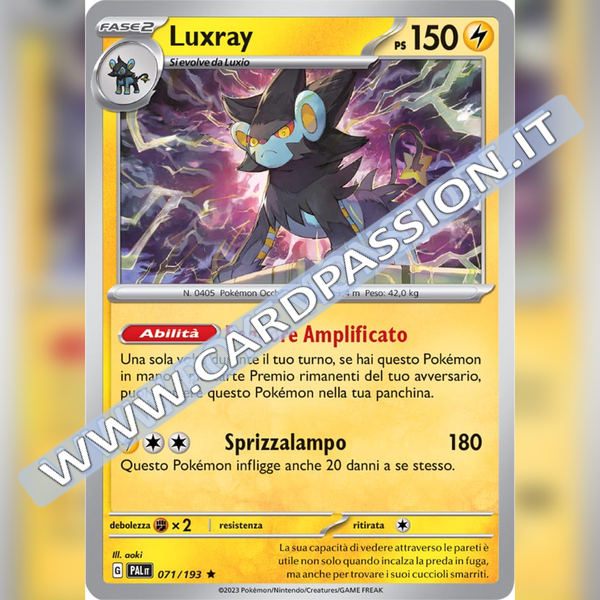 071/193 Luxray Holo | Evoluzioni a Paldea