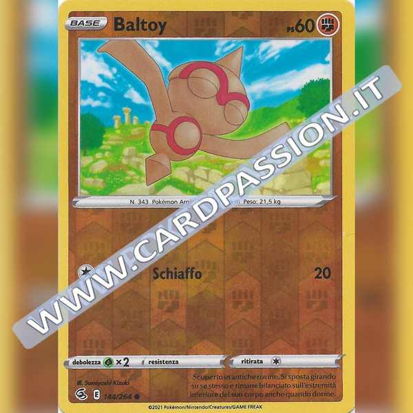 144/264 Baltoy Reverse | Colpo Fusione - Card Passion