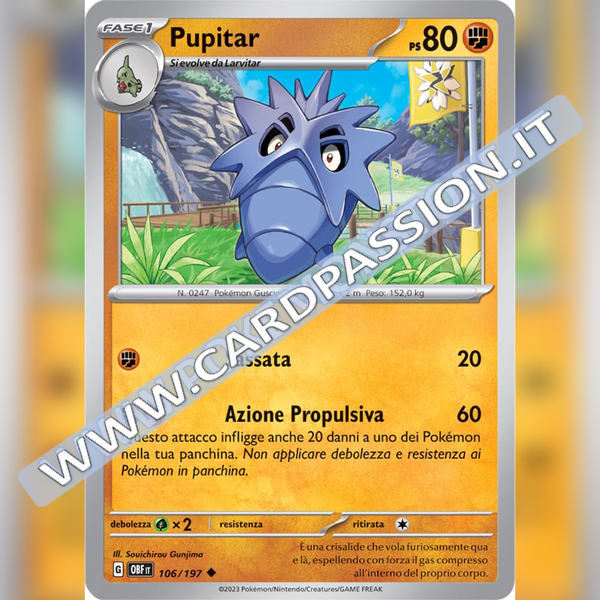 106/197 Pupitar | Ossidiana Infuocata