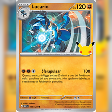 083/128 Lucario Holo | 30esimo Anniversario