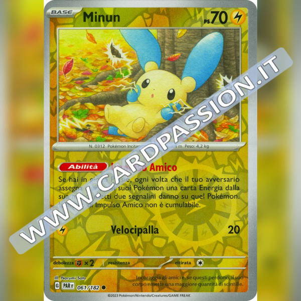 061/182 Minun Reverse | Paradosso Temporale