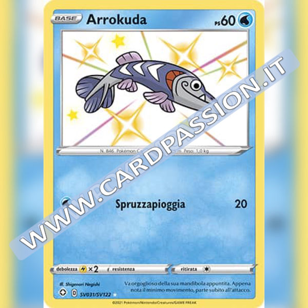 SV031/SV122 Arrokuda Baby Shiny | Destino Splendente - Card Passion