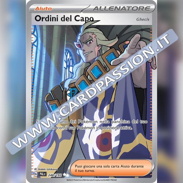 248/193 Ordini del Capo (Ghecis) (Full Art) | Evoluzioni a Paldea