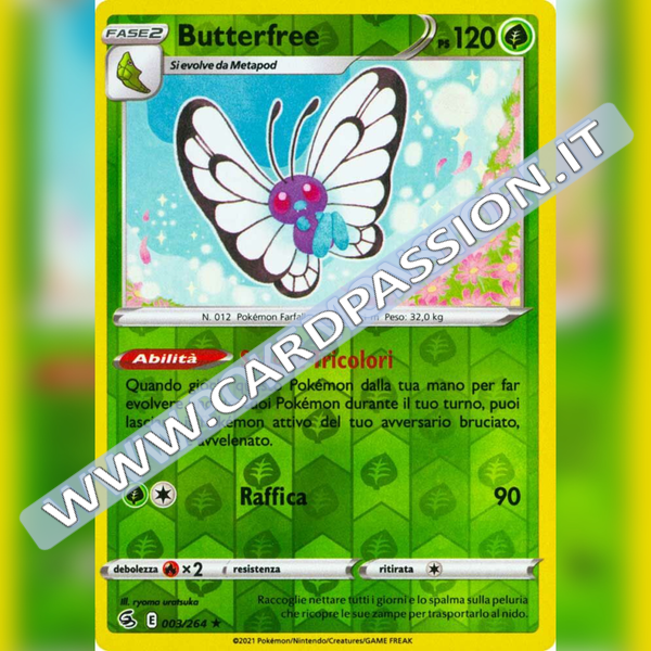 003/264 Butterfree Reverse | Colpo Fusione - Card Passion