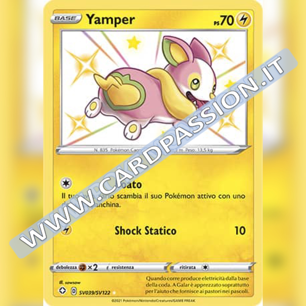 SV039/SV122 Yamper Baby Shiny | Destino Splendente - Card Passion