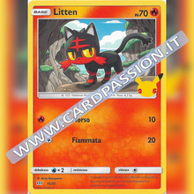 15/25 Litten Non Holo | McDonald's 25esimo Anniversario - Card Passion