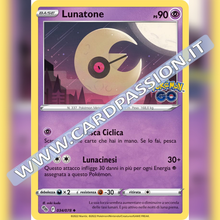 034/078 Lunatone Non Comune | Pokemon GO - Card Passion