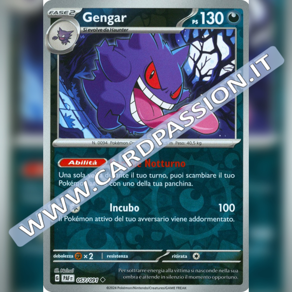 057/091 Gengar Reverse | Destino di Paldea