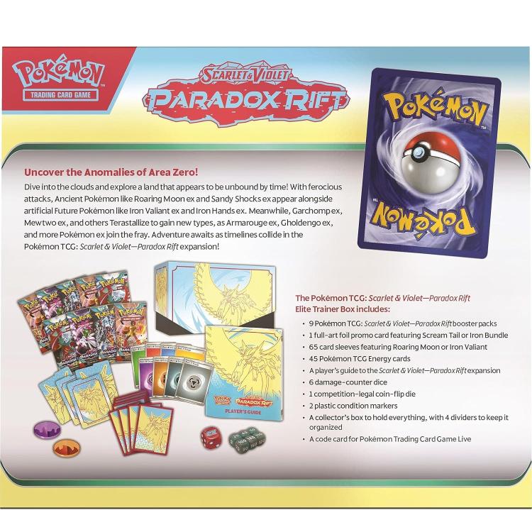 ★ Pokemon Set Allenatore Fuoriclasse Paradosso Temporale (Eroeferreo) Carte - Eng