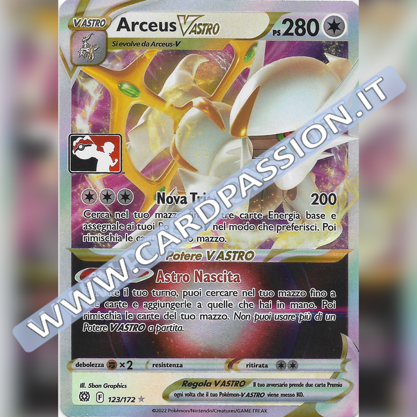 123/172 Arceus VAstro | Play! Pokemon - Seconda Serie