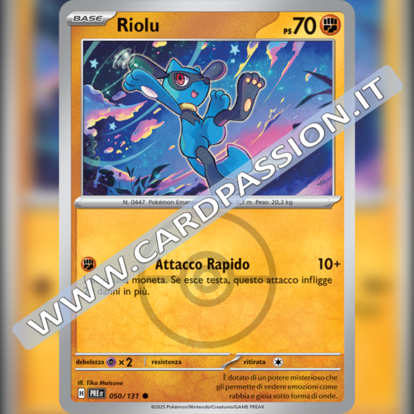 050/131 Riolu Poke Ball Reverse | Evoluzioni Prismatiche