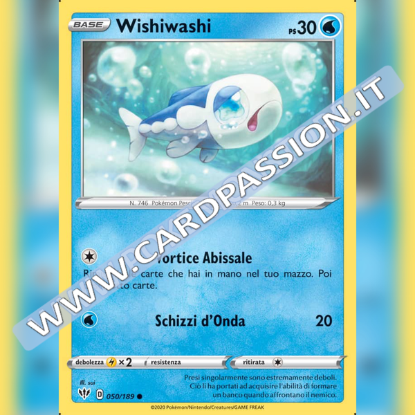 050/189 Wishiwashi Comune | Fiamme Oscure - Card Passion