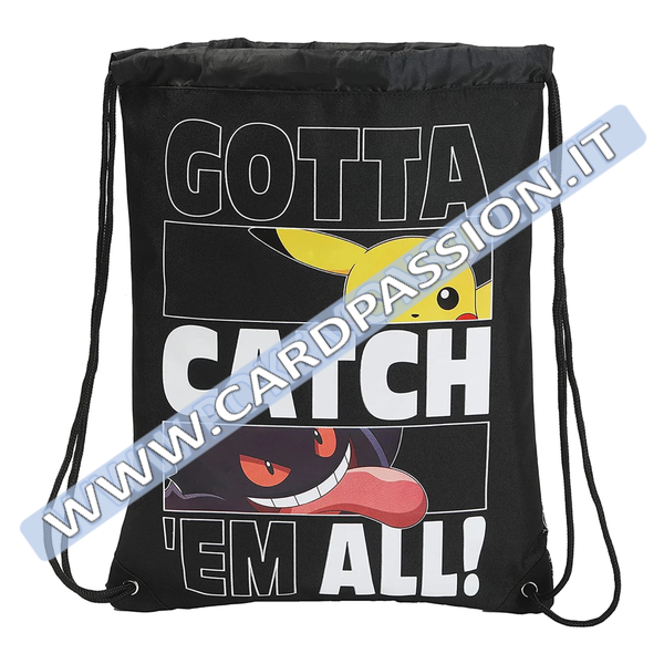 ★ Sacca Palestra Pokémon | Gotta Catch'em All! - Card Passion