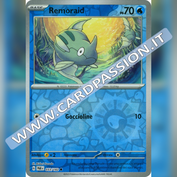 033/182 Remoraid Reverse | Paradosso Temporale