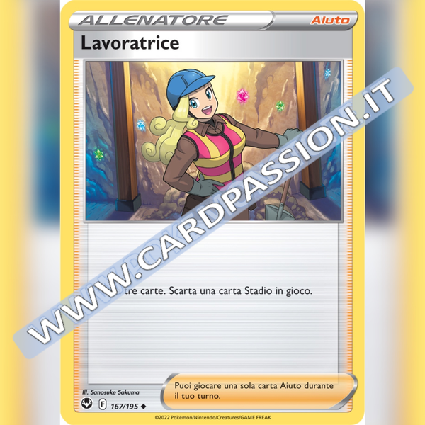 167/195 Lavoratrice | Tempesta Argentata
