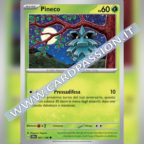 001/198 Pineco | Scarlatto e Violetto