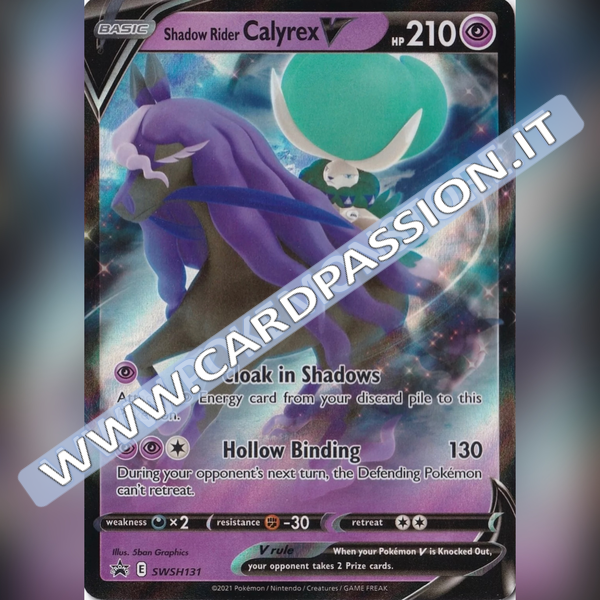SWSH131 Calyrex Cavaliere Spettrale V | Black Star Promo - Card Passion