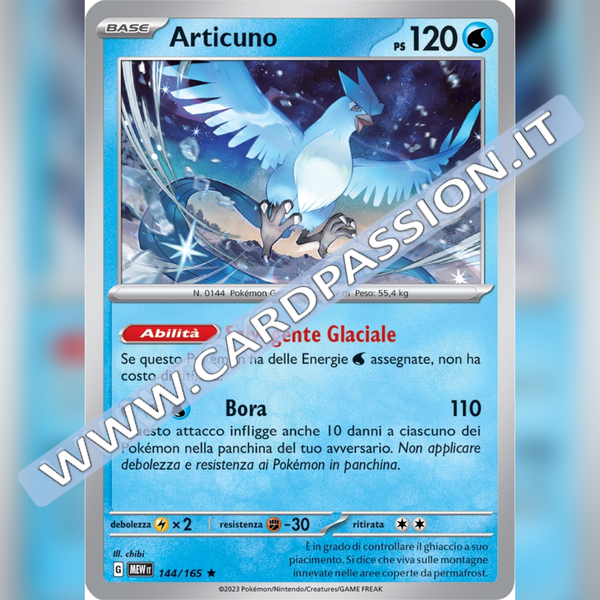 144/165 Articuno Holo | Scarlatto e Violetto 151