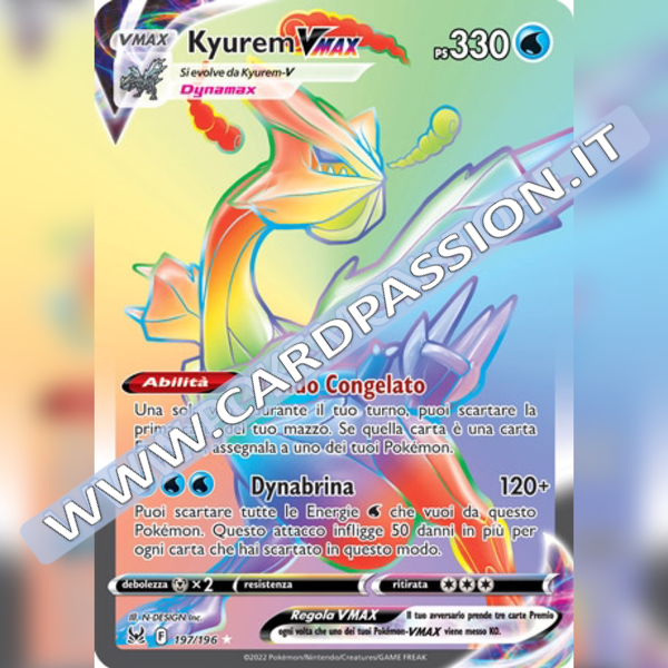 197/196 Kyurem Vmax Hyper | Origine Perduta - Card Passion