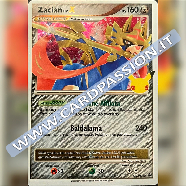 SWSH135 Zacian Liv. X | Black Star Promo - Card Passion